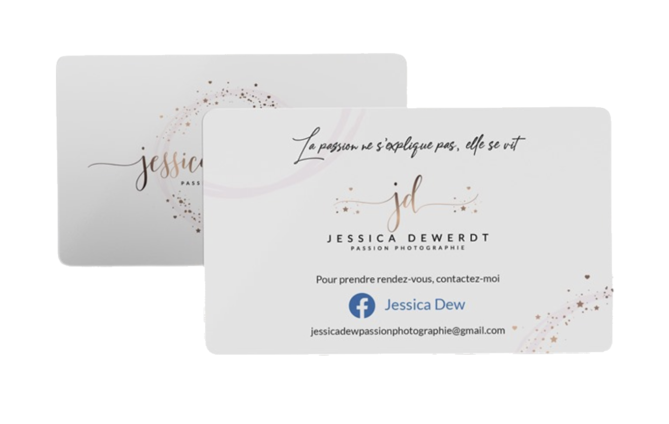 Cartes de visite Jessica Dewerdt
